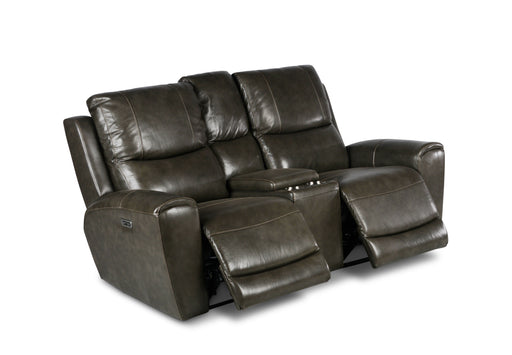 Steve Silver Laurel Grey Power Reclining Console Loveseat
