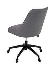 Steve Silver Kinsley Gray Swivel Upholstered Desk Chair