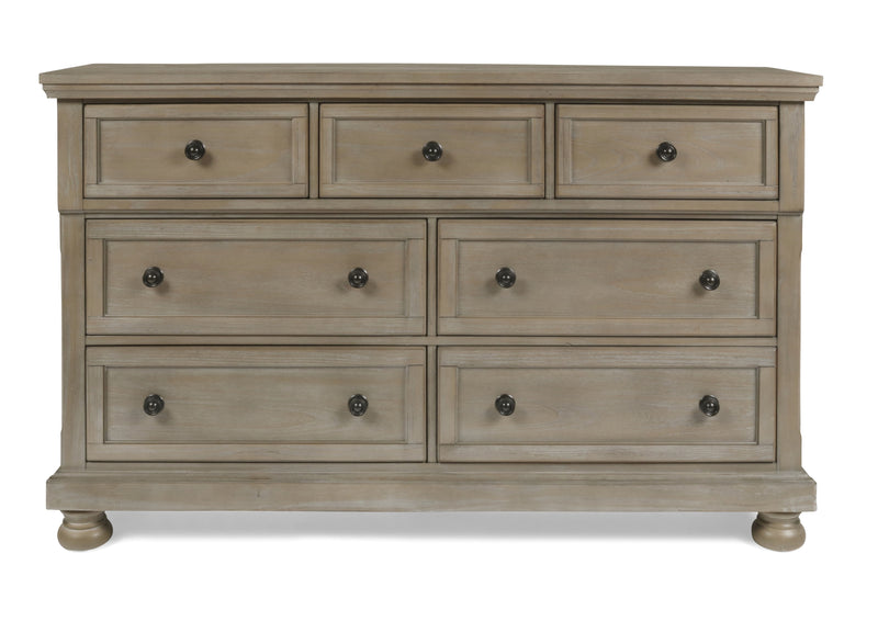 New Classic Furniture Allegra Gray Pewter Dresser