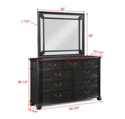 Crown Mark Kingsbury Dresser and Mirror