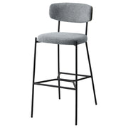 2 Coaster Furniture Elison Grey Pub Height Bar Stools