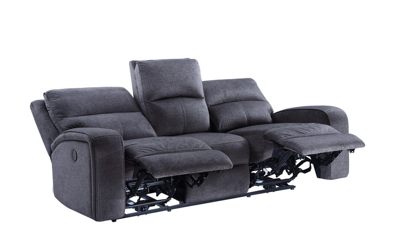 Steve Silver Lovell Charcoal Power Sofa
