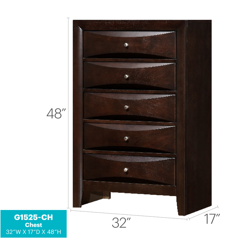 Glory Furniture Marilla Black Chest