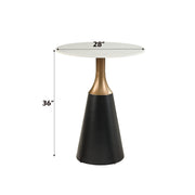 Acme Furniture Jaramillo Natural Black Counter Height Table