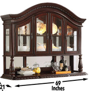 Steve Silver Antoinette Brown Cherry Buffet and Hutch