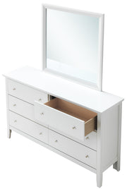 Glory Furniture Primo Silver Champagne Dresser and Mirror