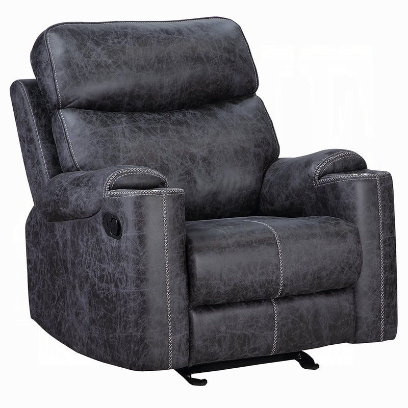 Acme Furniture Hirah Dark Gray Glider Recliner