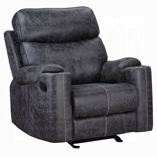 Acme Furniture Hirah Dark Gray Glider Recliner
