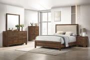 Crown Mark Millie Brown Cherry Night Stand