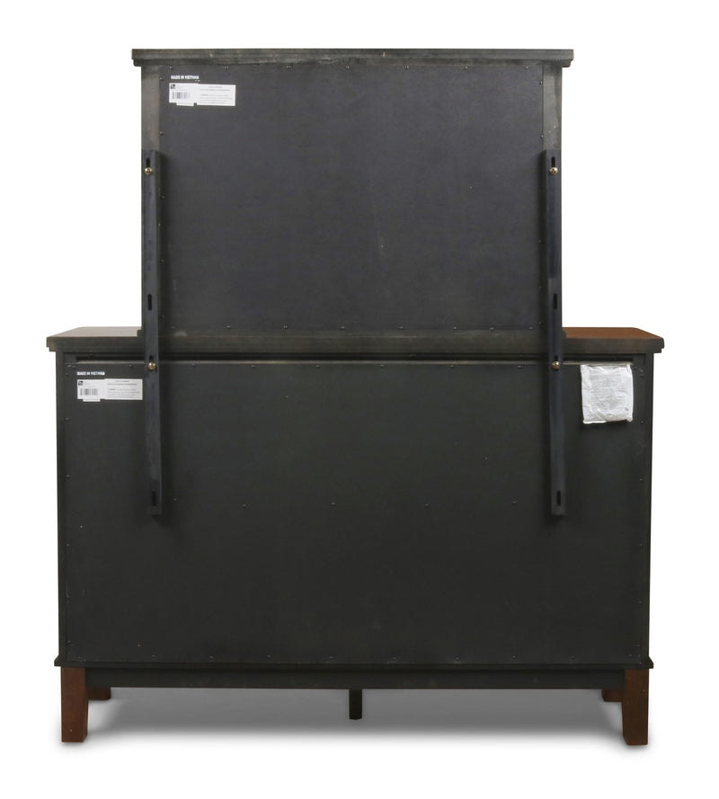 New Classic Furniture Cagney Chestnut Mirror