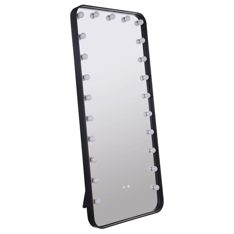 Coaster Furniture Canton Silver LED Standing Mirror with Speakers