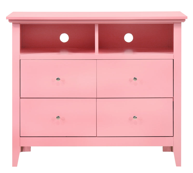 Glory Furniture Hammond Pink Media Chest
