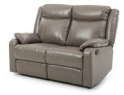 Glory Furniture Ward Red Faux Leather Double Reclining Love Seat