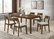 Coaster Furniture Almonte Dark Brown 7pc Dining Room Set