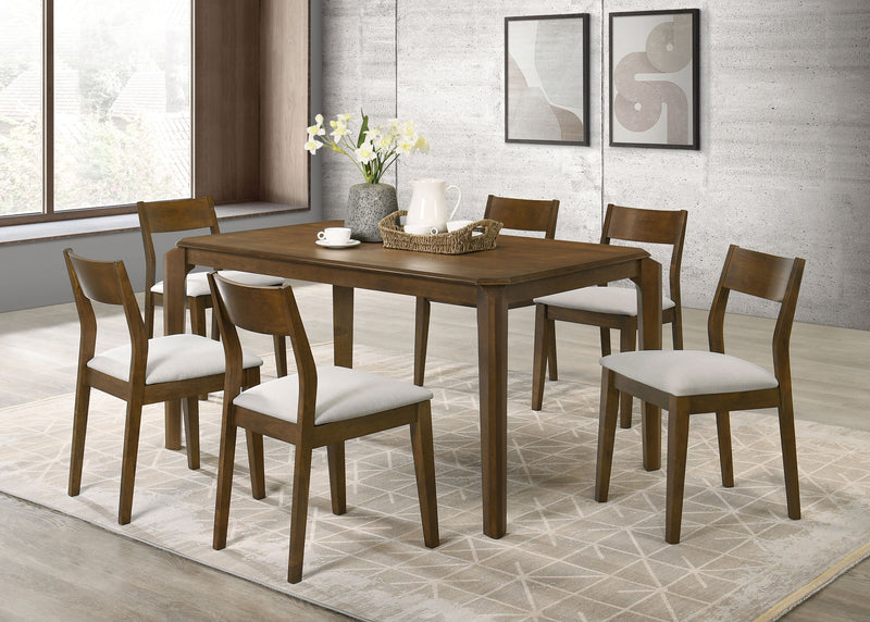 Coaster Furniture Almonte Dark Brown 7pc Dining Room Set