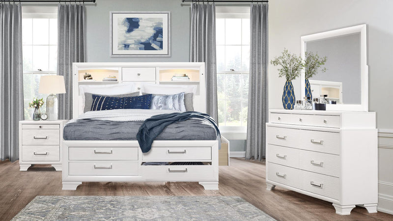 Global Furniture Jordyn White Dresser
