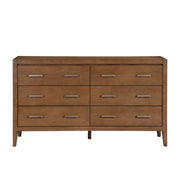 Home Elegance Evans Brown Dresser And Mirror