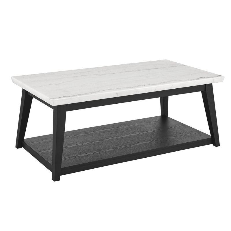 Steve Silver Vida Black White Marble 3pc Occasional Set