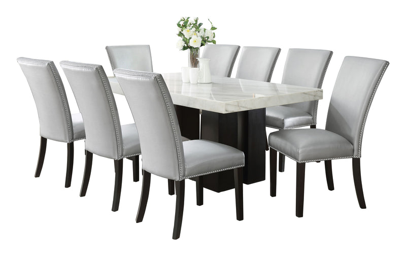 Steve Silver Camila White 9pc Dining Set