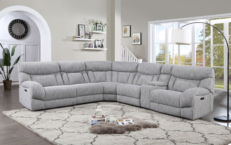 Steve Silver Park City Gray 6pc Sectional