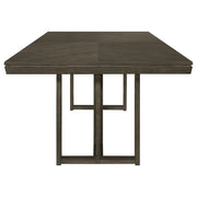 Coaster Furniture Kelly Dark Grey Rectangular Dining Table