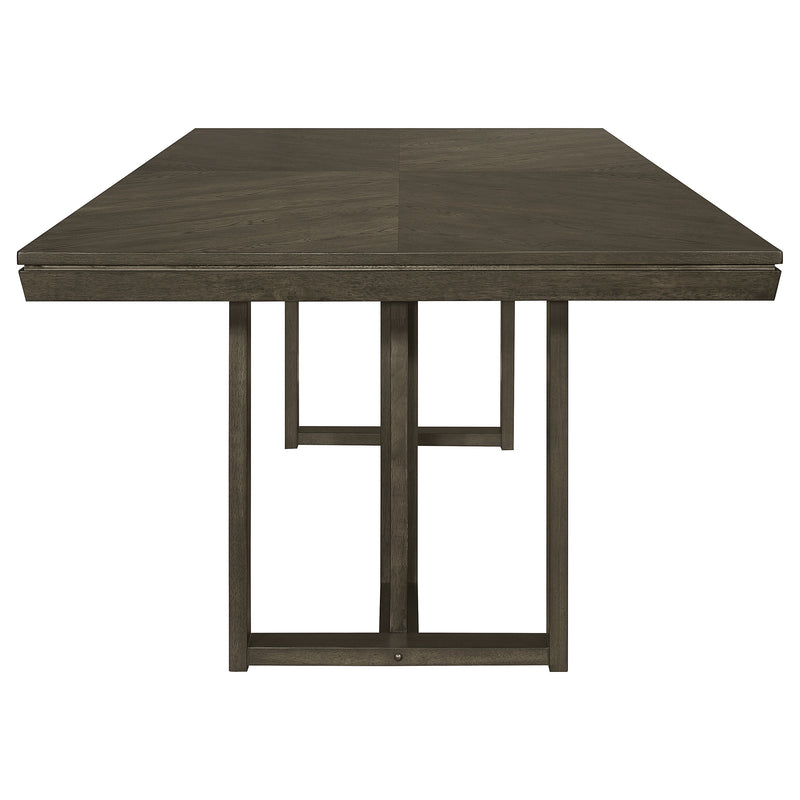 Coaster Furniture Kelly Dark Grey Rectangular Dining Table
