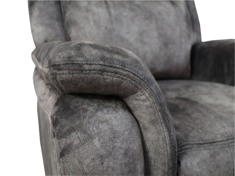 New Classic Furniture Park City Slate Gray Power Glider Recliner