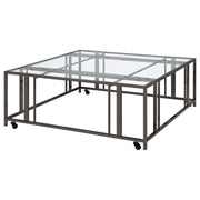 Coaster Furniture Adri Black Square Coffee Table