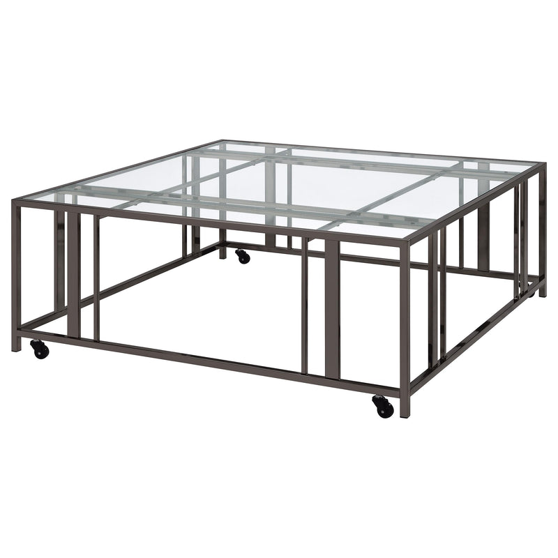 Coaster Furniture Adri Black Square Coffee Table