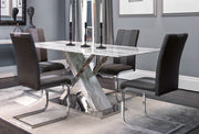 Global Furniture D1274 Grey 5pc Dining Room Set