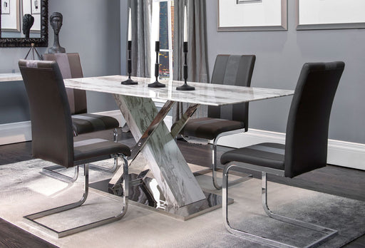 Global Furniture D1274 Grey 5pc Dining Room Set