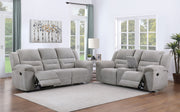 Coaster Furniture Gilson Grey Reclining 2pc Living Room Set