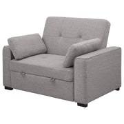 Coaster Furniture Edith Grey Convertible Sleeper Sofa Bed