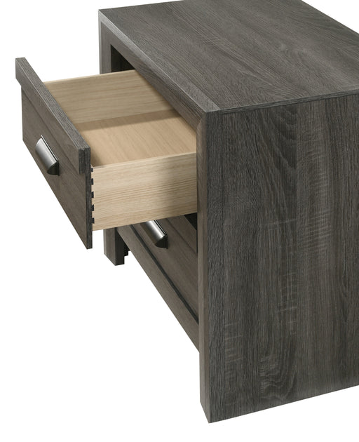 Crown Mark Valor Grey Night Stand