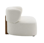 Acme Furniture Darius Beige Accent Chair with Pillow