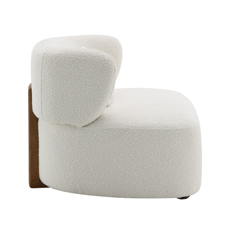 Acme Furniture Darius Beige Accent Chair with Pillow