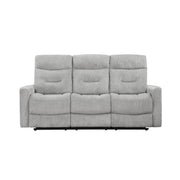 Home Elegance Lyndon Gray 3pc Living Room Set