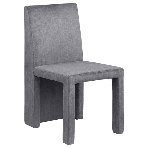 2 Coaster Furniture Tordera Grey Velvet Dining Side Chairs