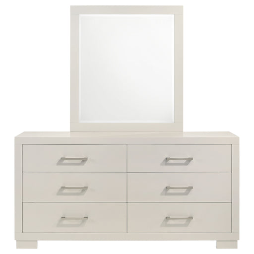 Coaster Furniture Jessica Cappuccino Dresser and Mirror