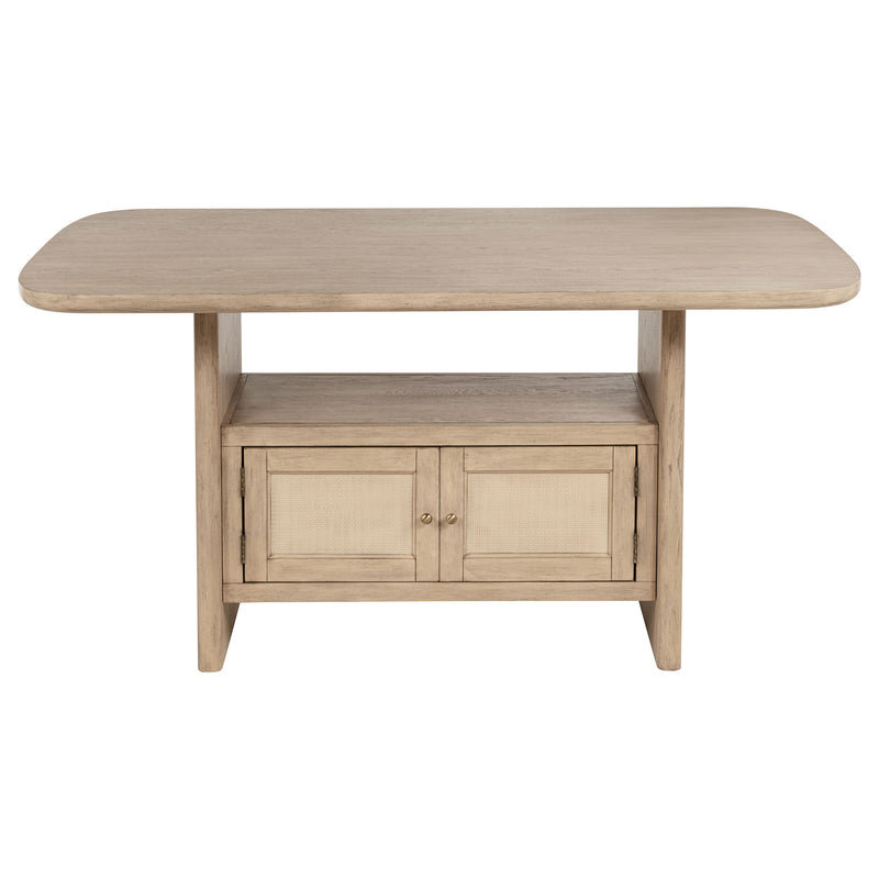 Coaster Furniture Kailani Beige Oak Counter Height Table