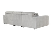 Global Furniture U5945 Grey Power Sectional