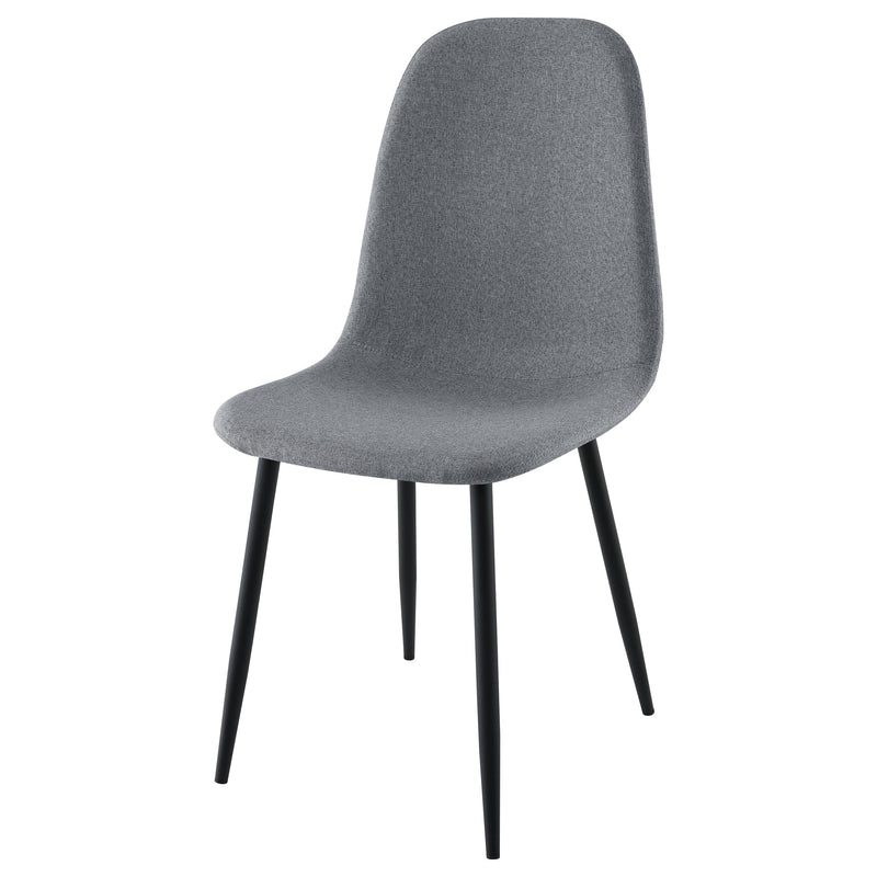 4 Coaster Furniture Dennison Grey Dining Side Chairs