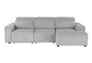 Global Furniture U5945 Grey Power Sectional