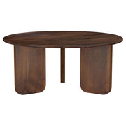 Coaster Furniture Dale Brown 3pc Round Coffee Table Set