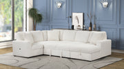 Galaxy Home Grande White Sectional