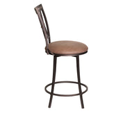 Steve Silver Sedona Dark Camel Swivel Counter Stool