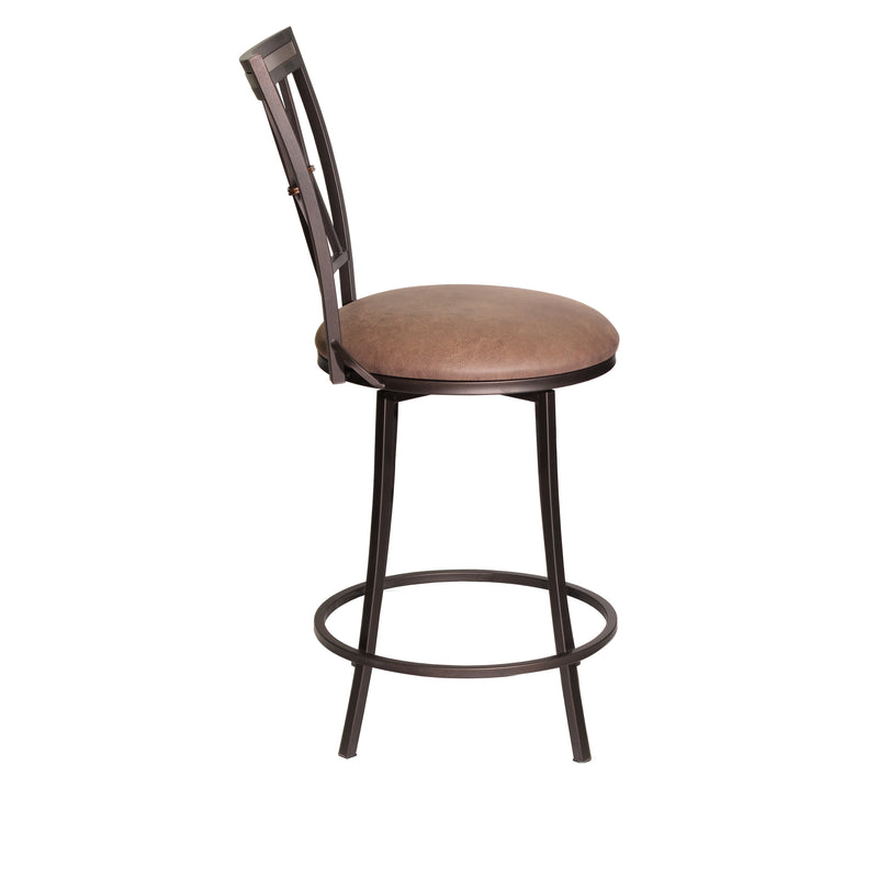 Steve Silver Sedona Dark Camel Swivel Counter Stool