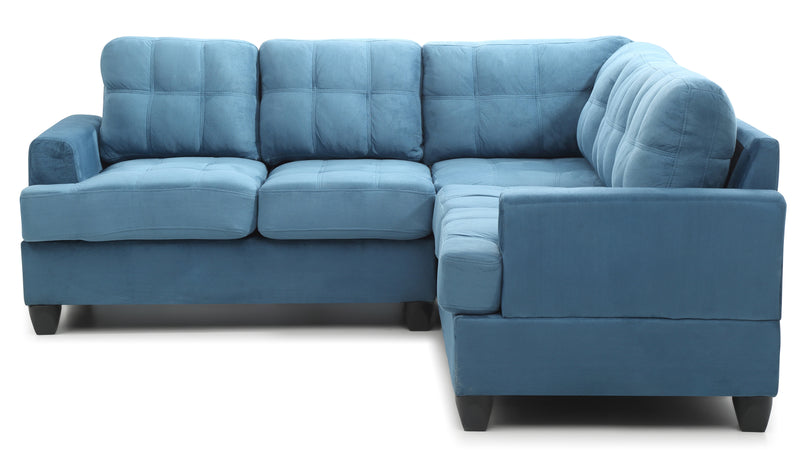 Glory Furniture Sandridge Aqua Sectional