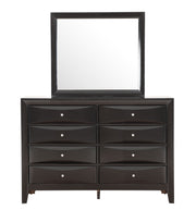 Glory Furniture Marilla Black Dresser and Mirror