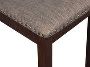 2 New Classic Furniture Bixby Black Espresso Dining Chairs